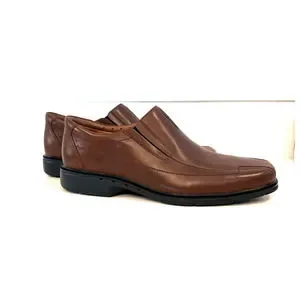 Unstructured by Clarks Sheridan Marron Men’s Brown Shoes Loafers Size  12 M